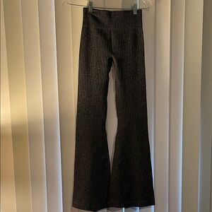 Women's dark grey  Flared  knit Pants!
